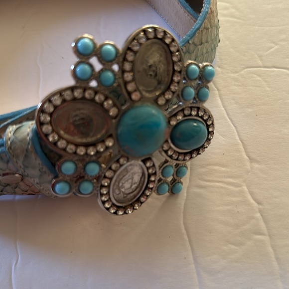 Vero Piton leather belt
